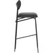 Gibbons 40 inch Black / Bravo Portabella Barstool